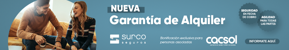 Banner Garantía de Alquiler SURCO CACSOL